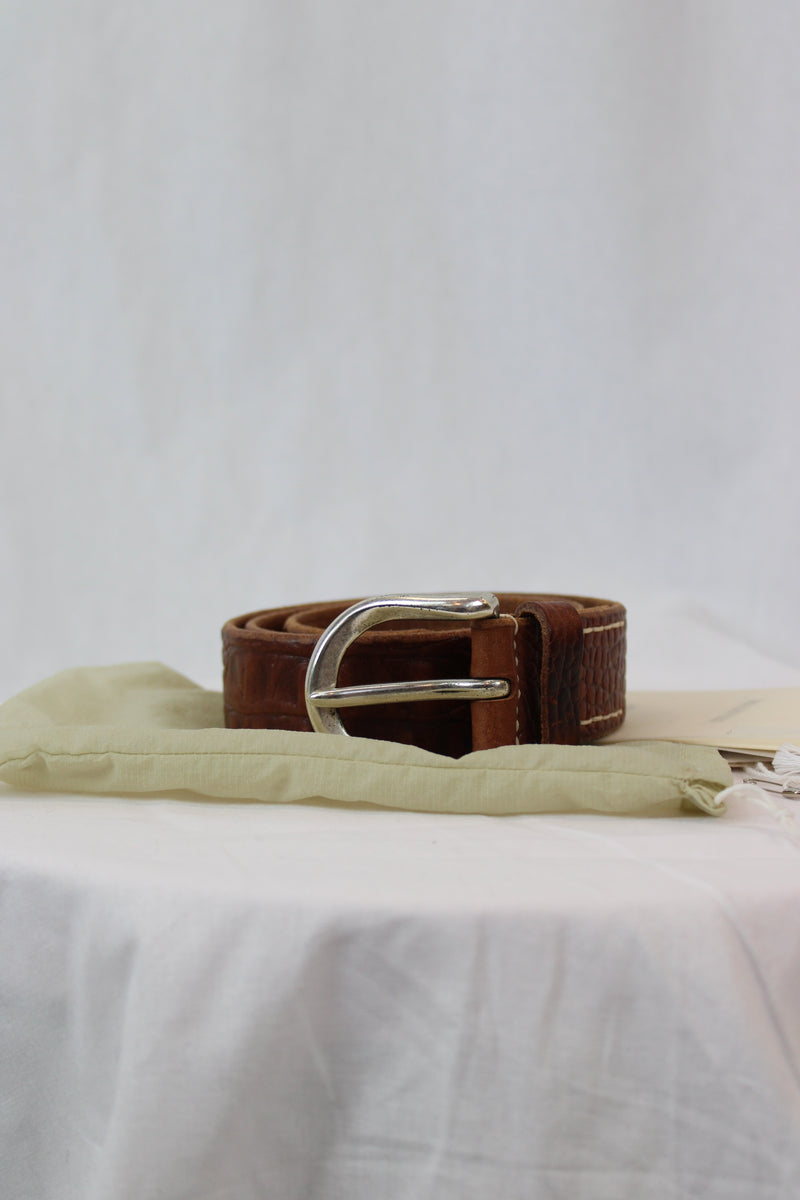 Our Legacy Crocodile Embossed Belt