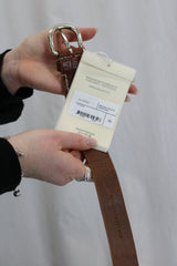 Our Legacy Crocodile Embossed Belt