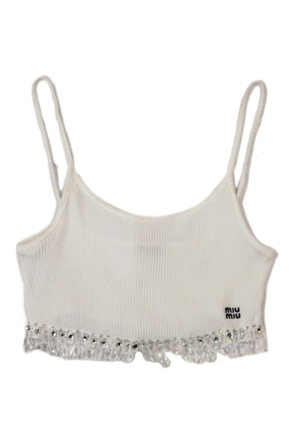 Miu Miu - Crystal Trim Singlet