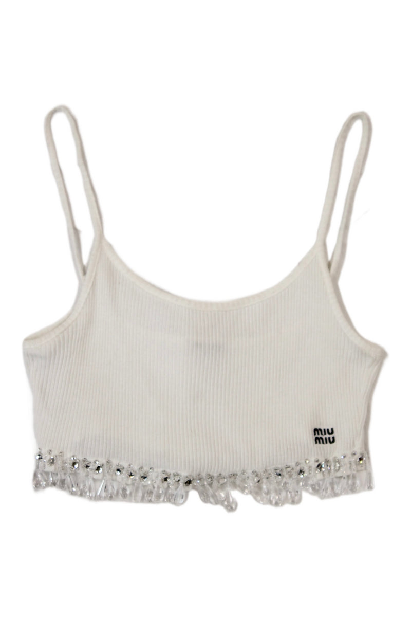Miu Miu - Crystal Trim Singlet