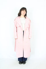 Charlo - Jazzy Gingham Trench Coat