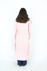 Charlo - Jazzy Gingham Trench Coat