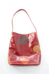 Vintage Leather Leaf Bag