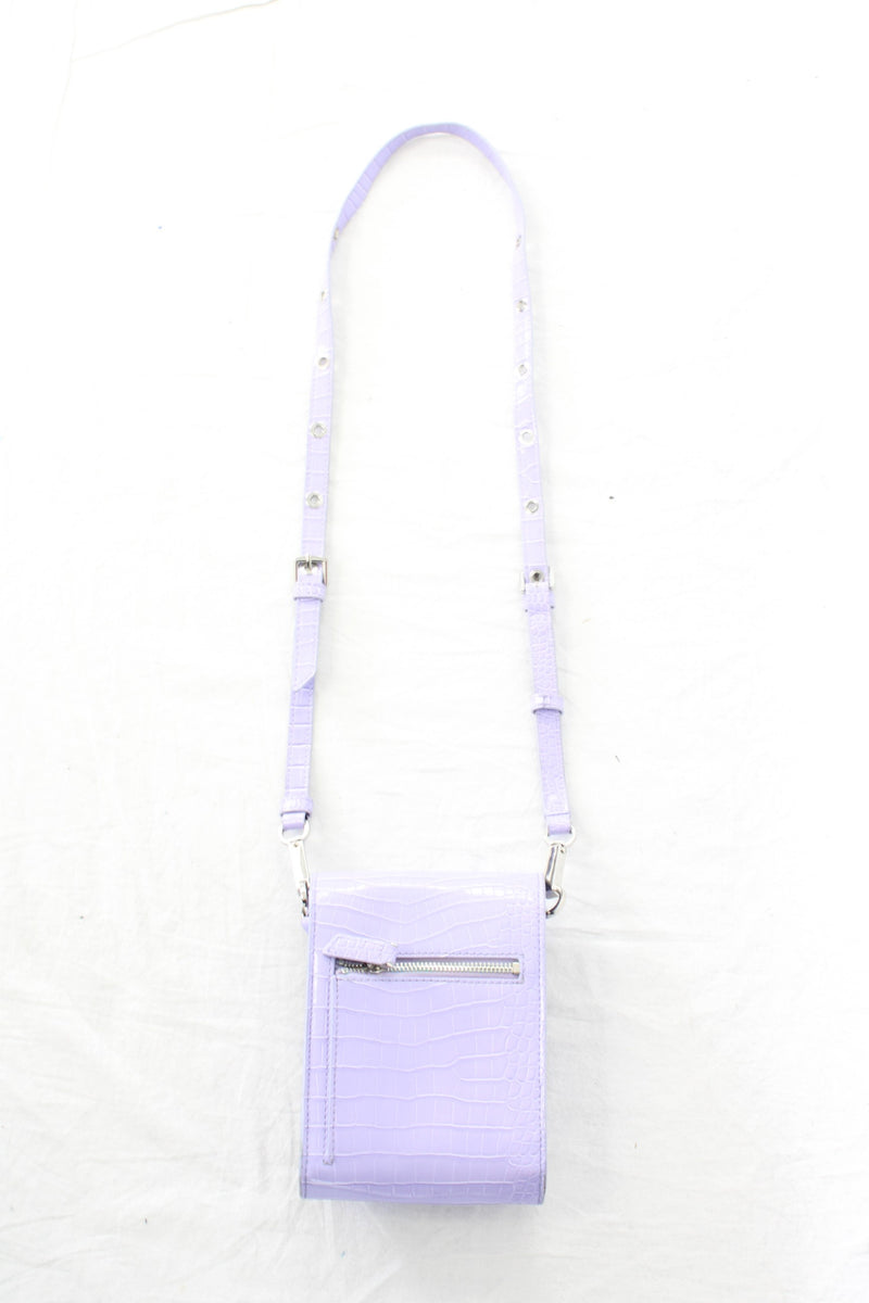 Sans Beast - Croc Leather Crossbody Bag