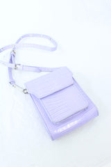 Sans Beast - Croc Leather Crossbody Bag