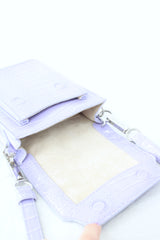Sans Beast - Croc Leather Crossbody Bag