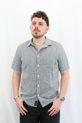 RPM - Pinstriped Bowling Shirt
