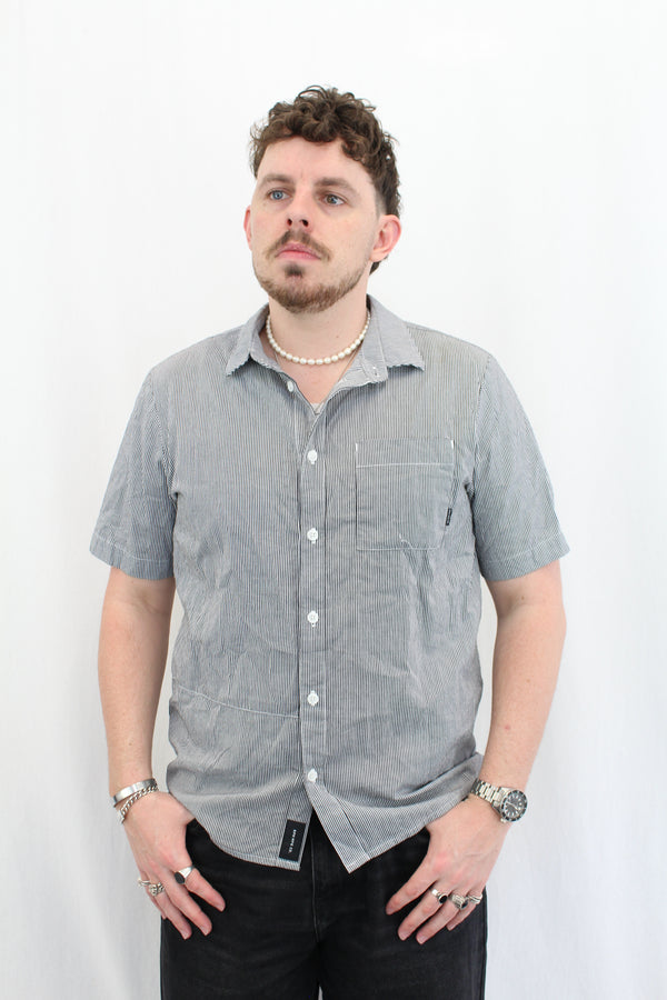RPM - Pinstriped Bowling Shirt
