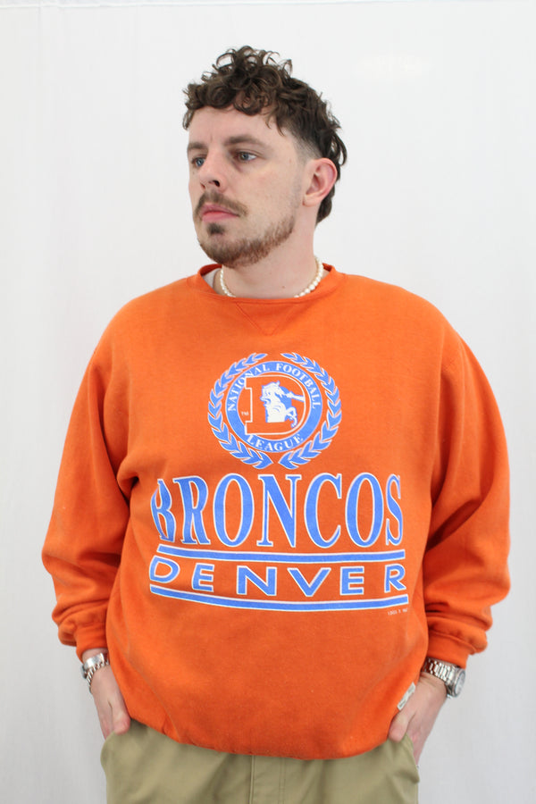 Logo 7 - Broncos Printed Crewneck