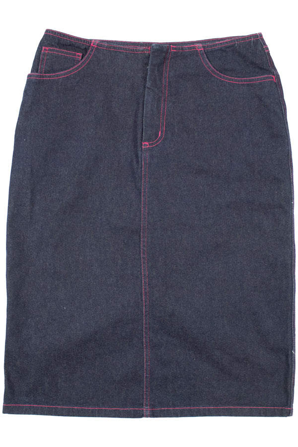 Topshop - Denim Midi Skirt