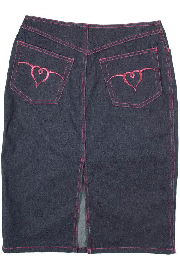 Topshop - Denim Midi Skirt