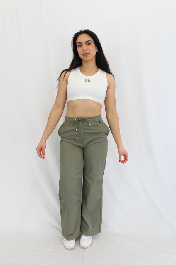Calvin Klein Jeans - Nylon Wide Leg Pants NWT