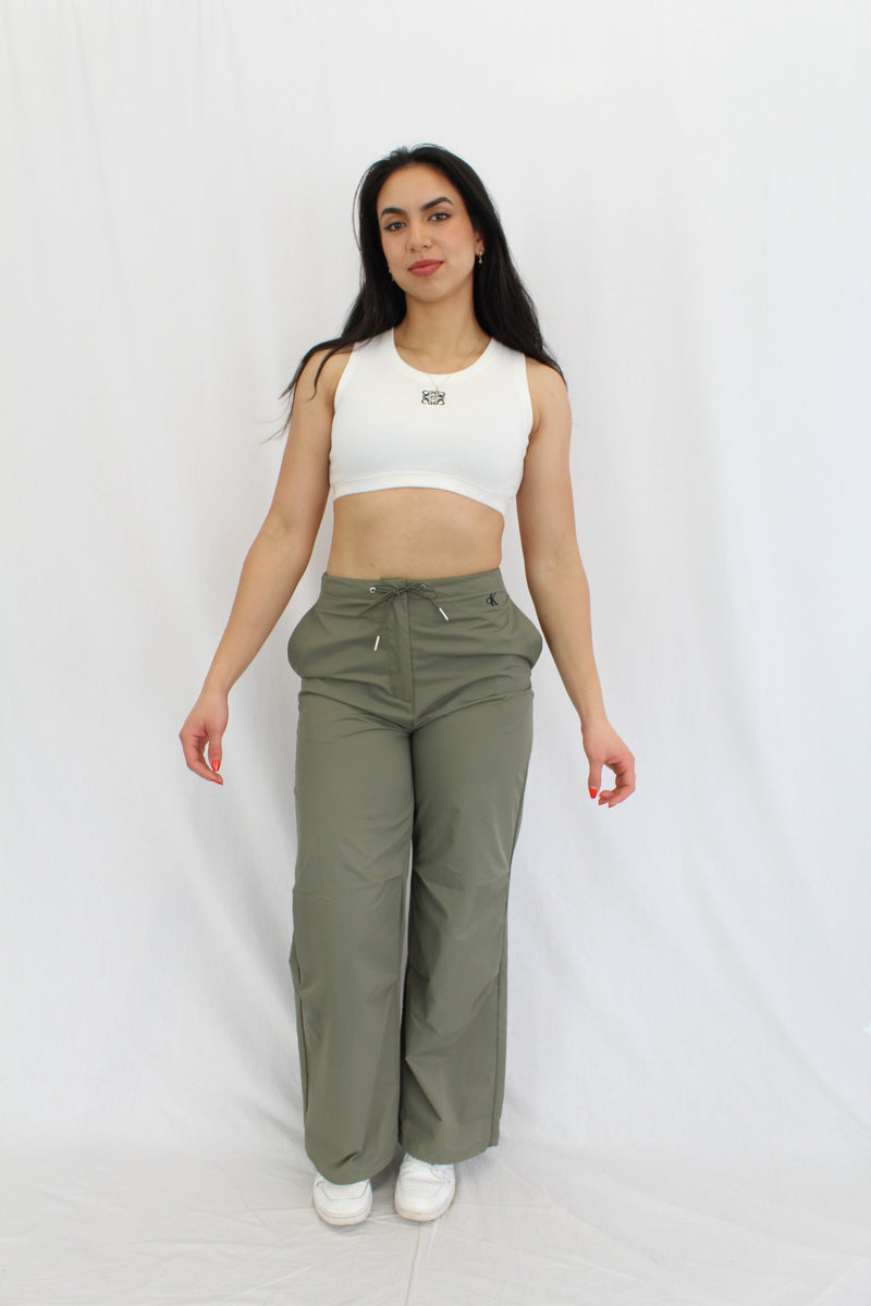 Calvin Klein Jeans - Nylon Wide Leg Pants NWT