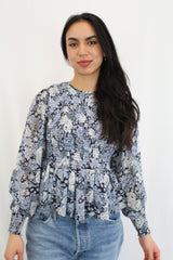 Ganni - Shirred Long Sleeve NWT