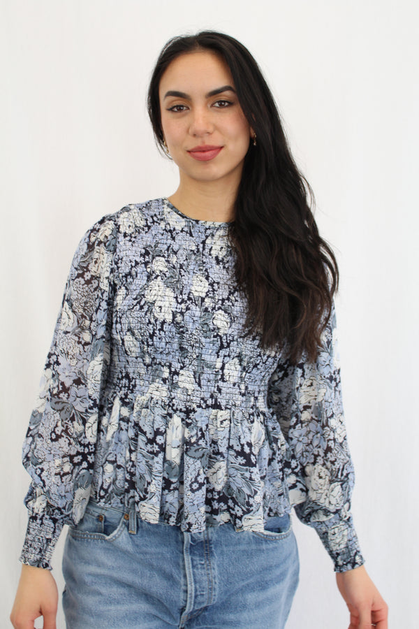 Ganni - Shirred Long Sleeve NWT