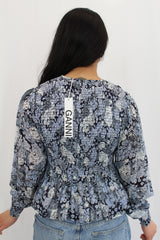 Ganni - Shirred Long Sleeve NWT