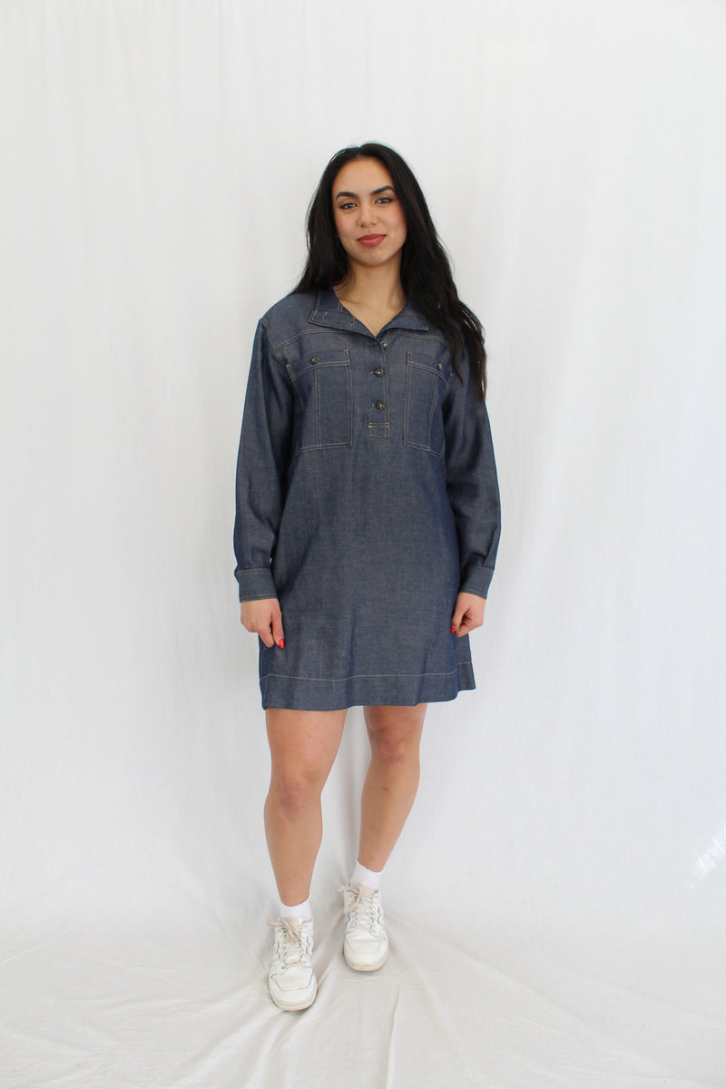 Country Road - Chambray Mini Dress