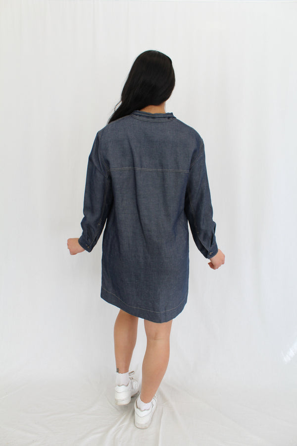 Country Road - Chambray Mini Dress