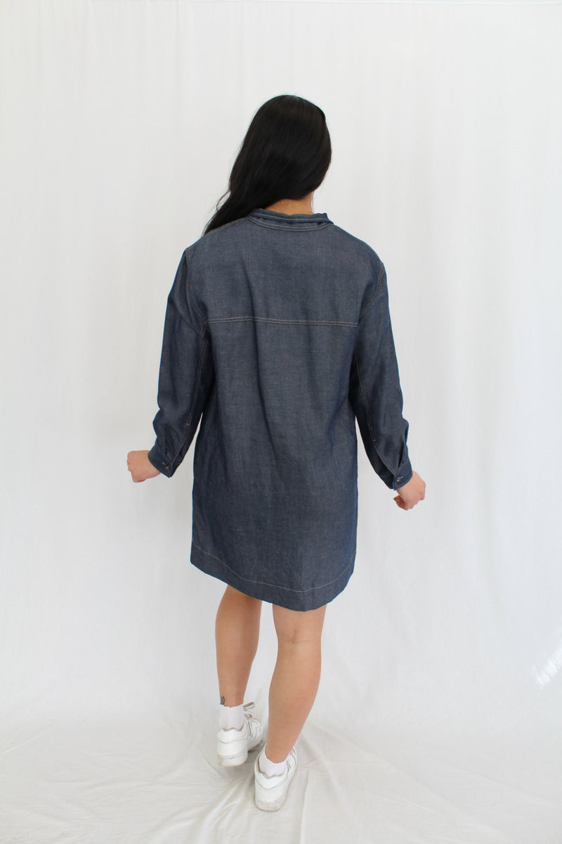 Country Road - Chambray Mini Dress