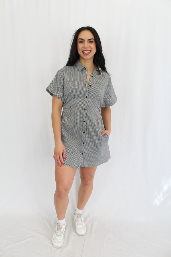 I Love Ugly - Gingham Mini Dress
