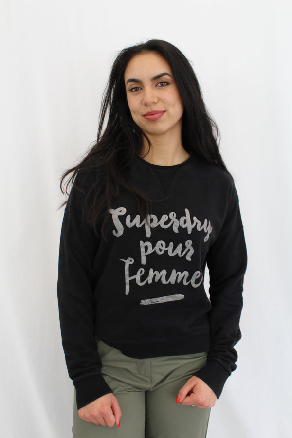 Superdry - Lettered Printed Crew
