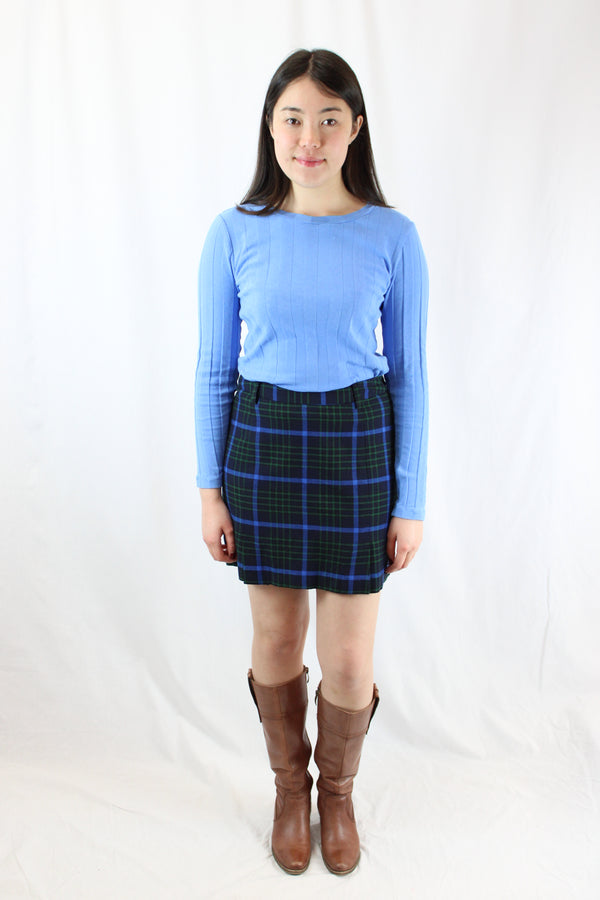 Espirit - Plaid Mini Skirt