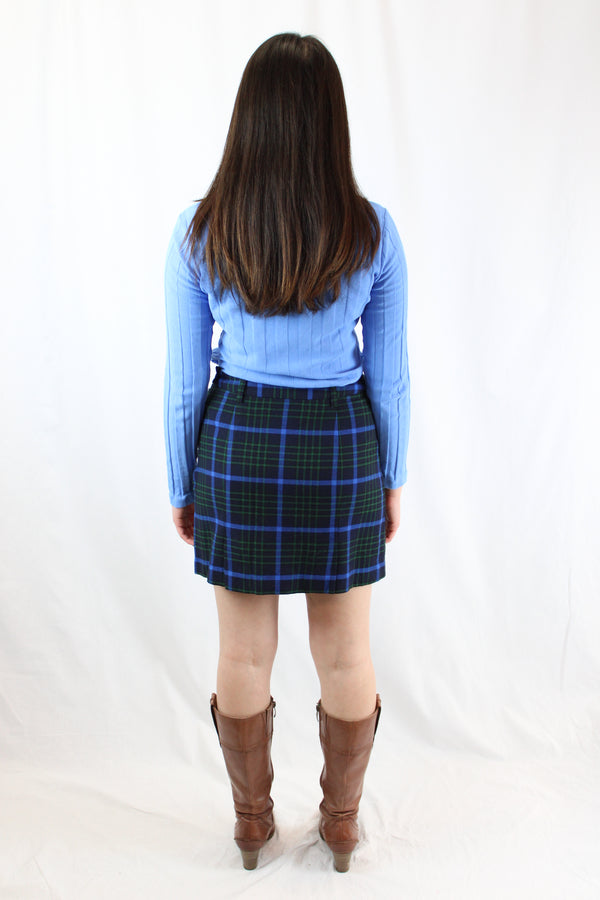 Espirit - Plaid Mini Skirt