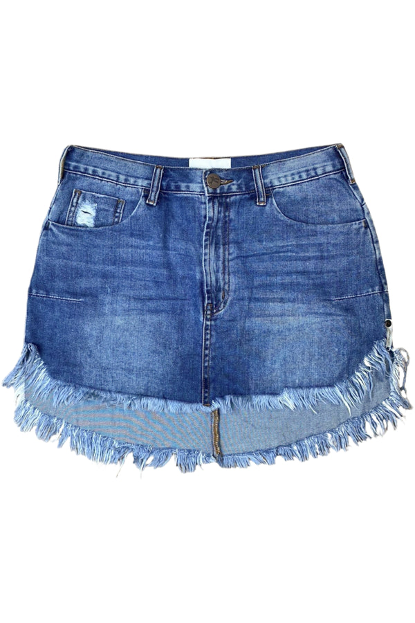 One Teaspoon - Denim Mini Skirt