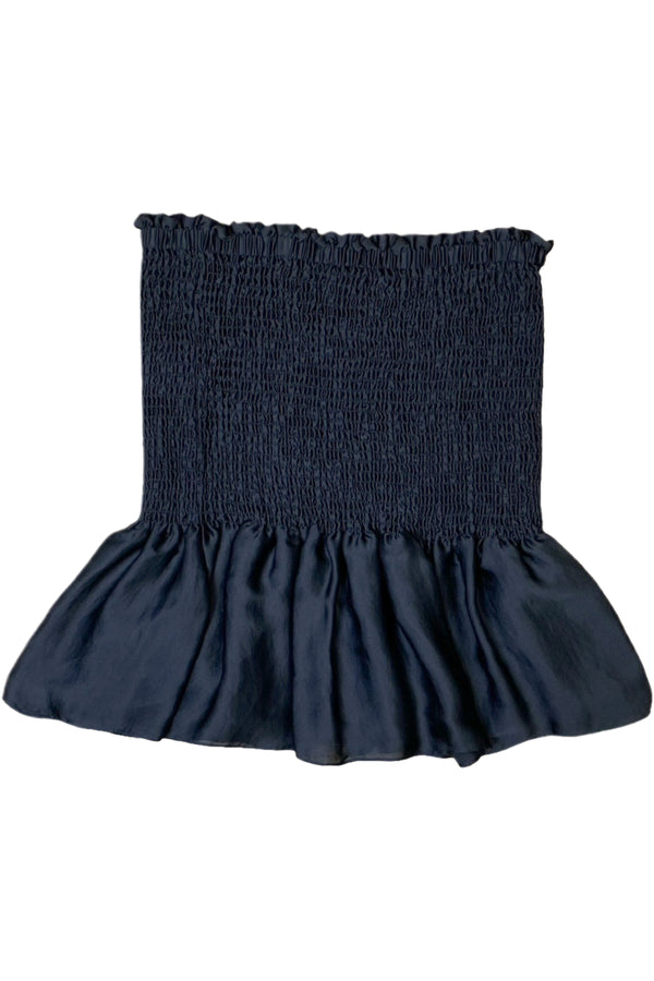 Moochi - Shirred Strapless Top