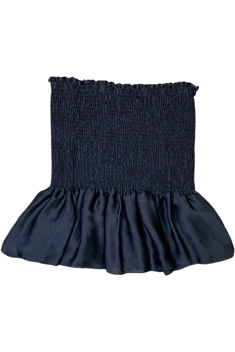 Moochi - Shirred Strapless Top