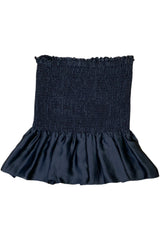 Moochi - Shirred Strapless Top