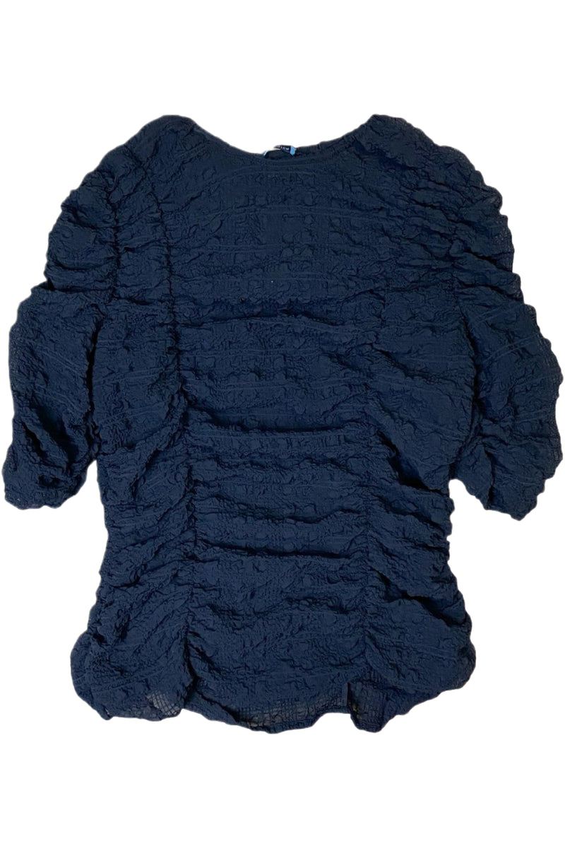 Kate Sylvester - Ruched Short Sleeve Top