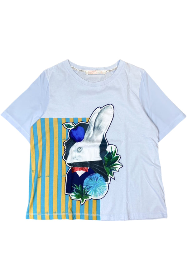 Cooper - Bunny Print Tee