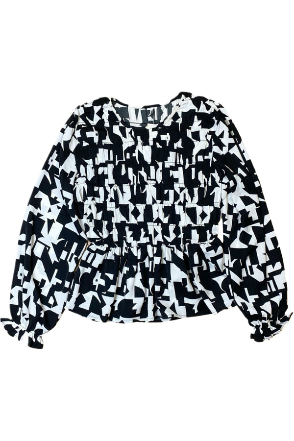JDY - Shirred Long Sleeve Top