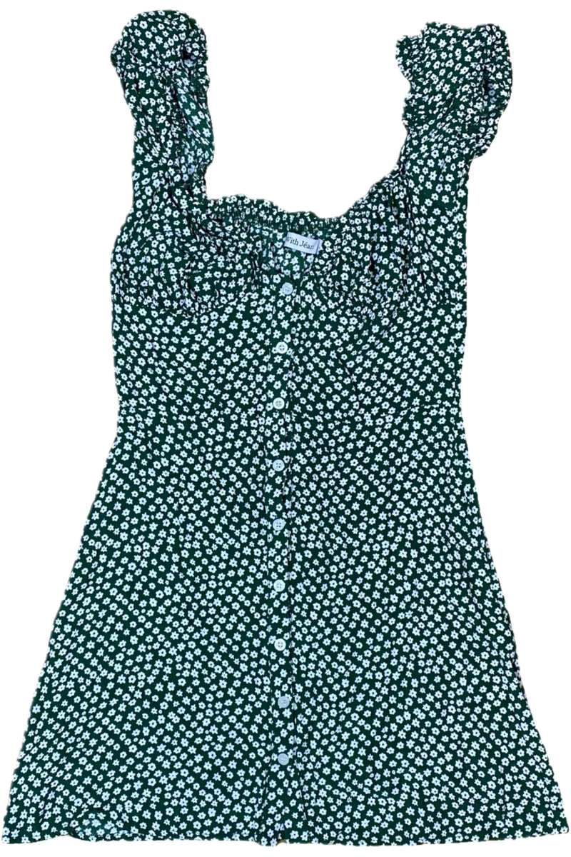With Jean - Floral Mini Dress