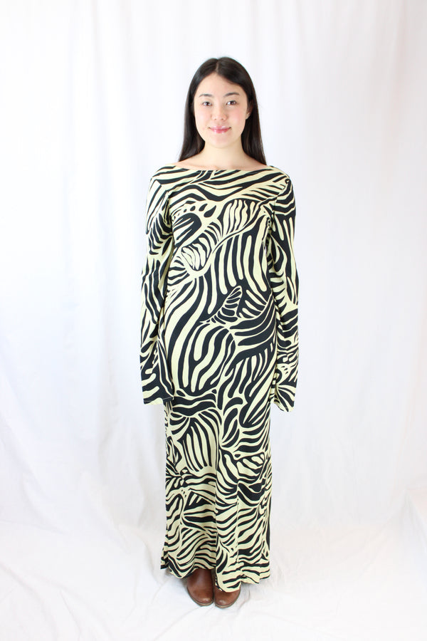 ASOS - Mono Print Midi Dress