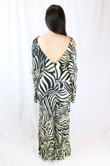 ASOS - Mono Print Midi Dress