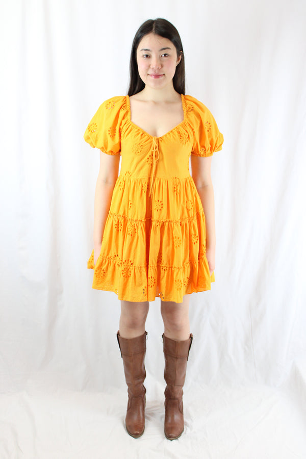 Zara - Broderie Mini Dress