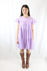 Reverse - Broderie Tiered Mini Dress