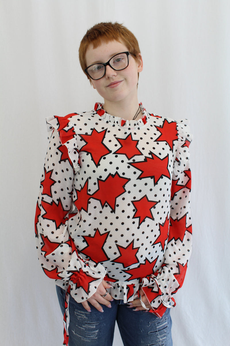 Leo + Be - Star Printed Blouse