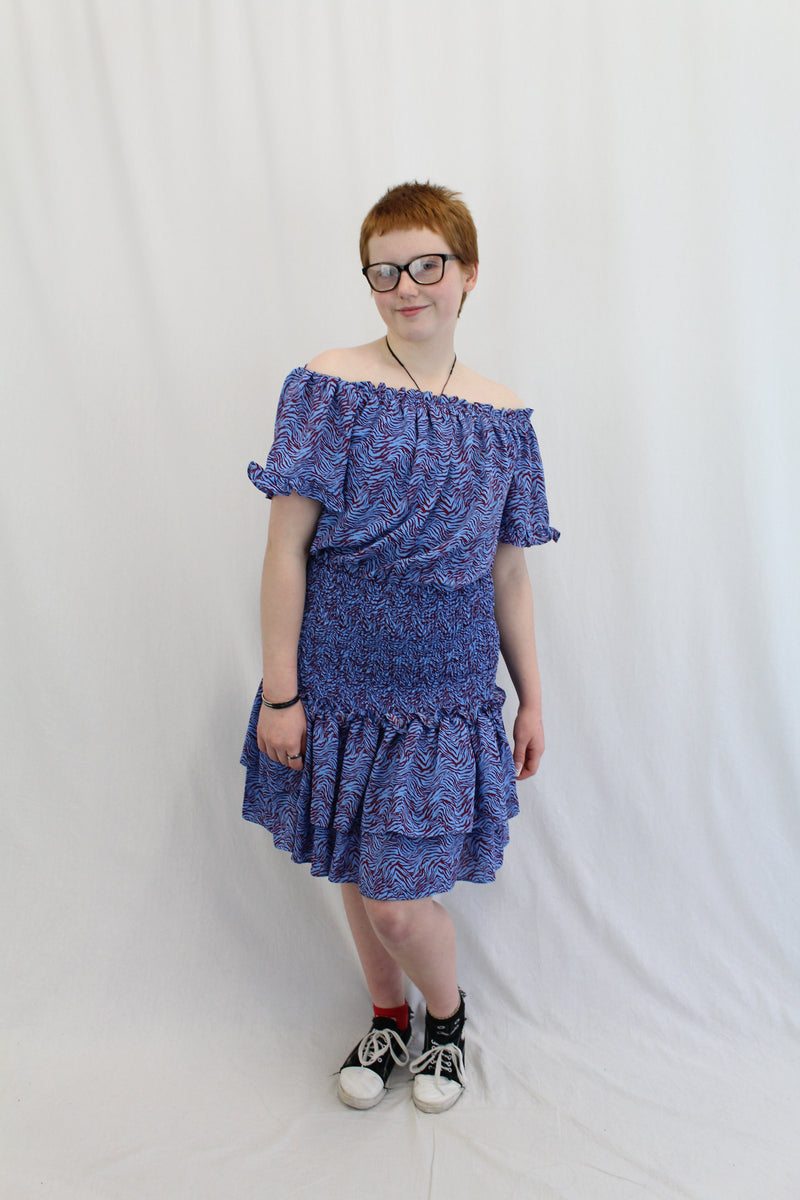 Amaya - Zebra Mini Dress