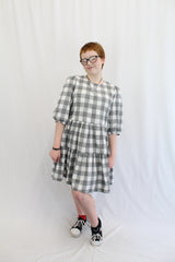 Among The Brave - Check Print Mini Dress