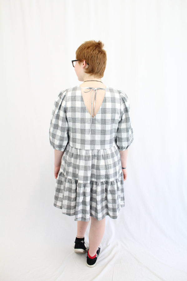 Among The Brave - Check Print Mini Dress