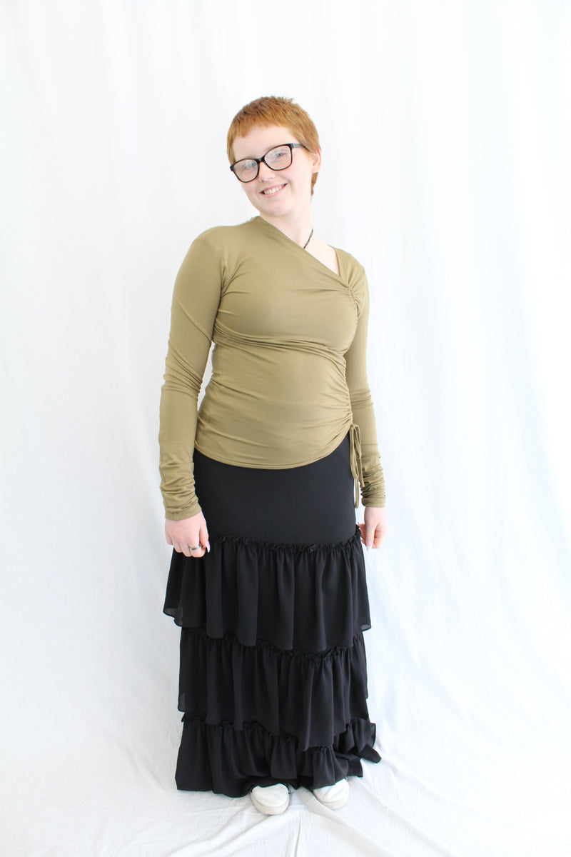 Charlo - Tiered Maxi Skirt