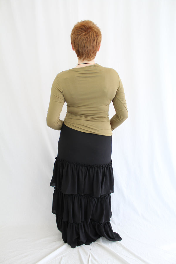 Charlo - Tiered Maxi Skirt