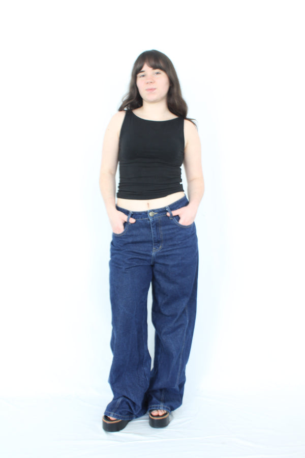 Dissh - Indigo Wide Leg Jeans