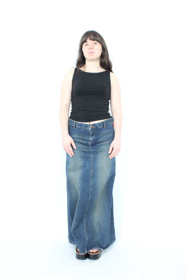 Glassons - Vintage Dark Denim Skirt