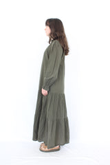 Ruby - Green Smock Dress