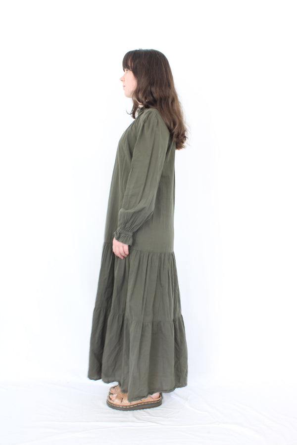 Ruby - Green Smock Dress