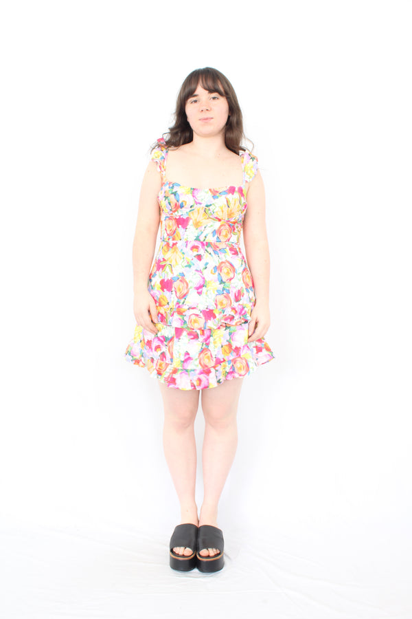 Angel Biba - Floral Mini Dress